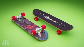 Skateboard in Blender - 3D Modeling | Part 2