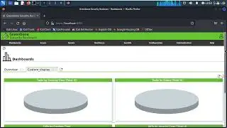 how to configure Dashboard in openvas tool