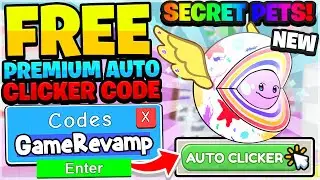 NEW SECRETS UPDATE AND FREE PREMIUM AUTOCLICKER CODES IN ROBLOX RACE CLICKER