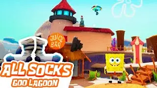 SpongeBob Battle for Bikini Bottom Rehydrated - All Sock Locations - Goo Lagoon