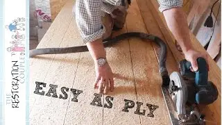 Simple Plywood Flooring to match Old Pine