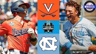 #12 Virginia vs #4 North Carolina (Great!) | College World Series Opener | 2024 College Baseball