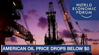 Why did American oil price suddenly drop below $0?