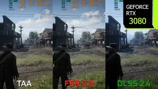 Red Dead Redemption 2 FSR 2.0 Patch 1.31 | 1440p FSR 2.0 vs DLSS 2.4 Comparison | RTX 3080