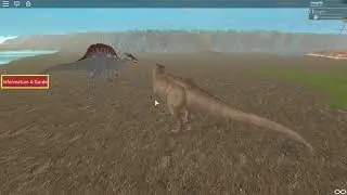 Jurassic Park Spino Vs T-Rex!