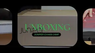 Juniper EX4400-24MP Unboxing