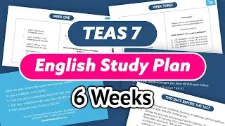 ATI TEAS English Study Plan