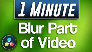 Davinci Resolve : How to Blur Part of Video