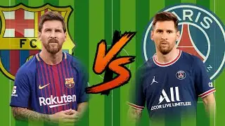 FCB Messi vs PSG Messi💪