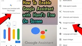 How To Enable Google Assistant On Android phones | Enable