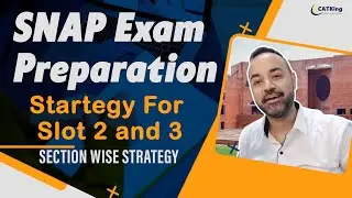 SNAP Exam Preparation Strategy For Slot 2 and 3 | Section Wise Strategy | Mocks