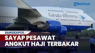 Sayap Pesawat yang Angkut Jemaah Haji dari Makassar Terbakar, Langsung Putar Balik