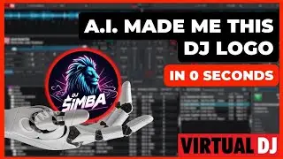 Adding A.I generated DJ LOGOS to VIRTUAL DJ (virtual dj 2023 tutorials)