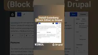 Install Gutenberg (WordPress Block Editor) in Drupal