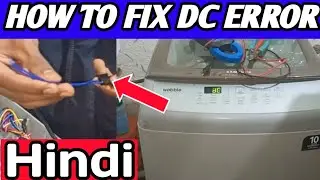 Samsung.DC error code fix//washing machine toploading DC error fix