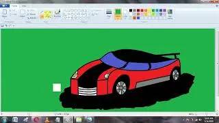 How To Draw a Car in MS Paint || MS Paint Tutorial in Hindi || MS Paint Drawing