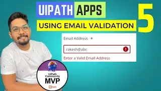 UiPath Apps | How Do I Validate Email Address in the Text Box Using UiPath Apps