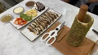 CHIMNEY CAKE | Kurtos kalacs pastry | muweilah sharjah | vlog | Yas Creative Hive