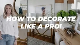 HOW TO DECORATE A CONSOLE TABLE | HOME DECOR STYLING TIPS