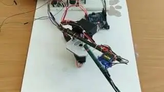 Manual robotic arm control using Arduino and potentiometers