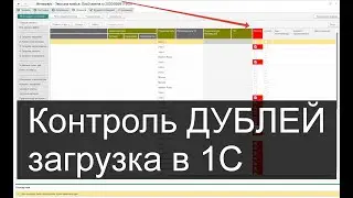 Контроль загрузки новой номенклатуры в 1С (дубли)