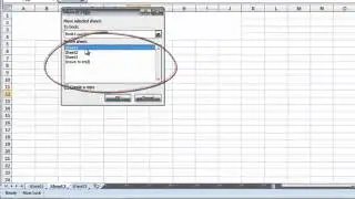 Excel 2007 - Moving a Worksheet