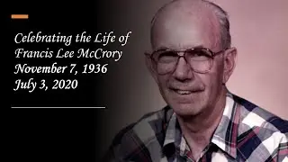 Francis McCrory Memorial Service