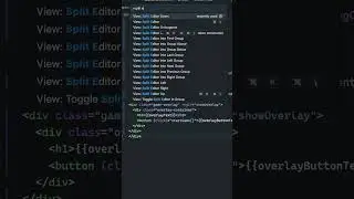 How to Split VS Code Editor