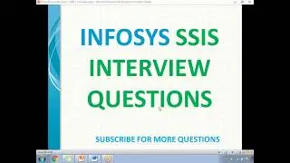 Infosys ssis interview questions