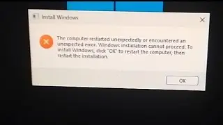 How to fix the computer restarted unexpectedly or encountered an unexpected error... boot loop...