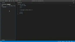 Create CSS and Javascript style sheets in Visual studio code