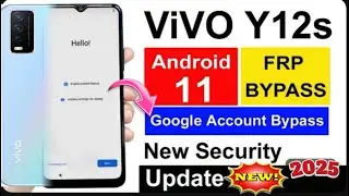 Vivo y12s (V2026) Frp Bypass | Unlock Google Account Bypass Android 11