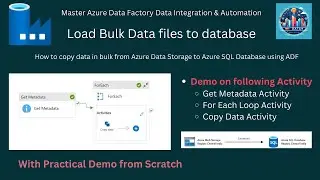 Bulk Data Transfer: Azure Data Storage to SQL Database Using ADF