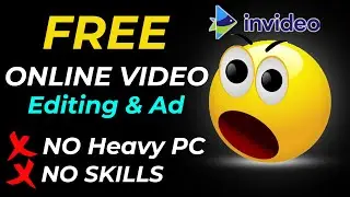 Free Online Video Editing Website With Free Templates| How To Edit Videos Like PRO & Make Ads (Free)