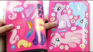 MLP create a pony activity book coloring page compilation