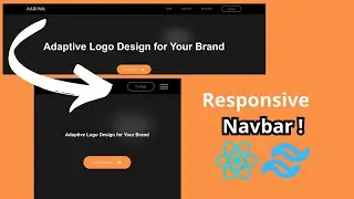 How to make a responsive navbar with tailwind css | tailwind css tutorial