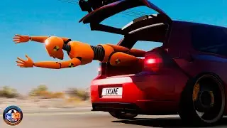 Best Crashes #5 - BeamNG drive CRAZY DRIVERS