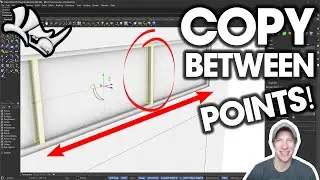 Quickly Create Copies BETWEEN POINTS in Rhino!