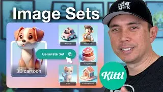 New AI Image Sets on Kittl - Create Custom Graphic Packs & More