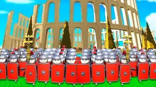 Massive ROMAN ARMY Battle in a COLOSSEUM (Shieldwall)