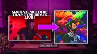 🔥Making a Melodic Trap Type Beat | FL Studio Live Cookup #3