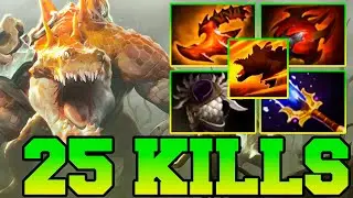 Primal Beast Dota 2 Carry Mid Meta With 25 Kills Gameplay Guide Build 7.34