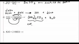 Química Inorgânica - ÓXIDOS / Reações e nomenclatura