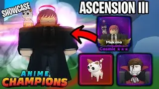 New ASCENSION 3 - MAKIMA Is INSANELY OP in Anime Champions Simulator Roblox