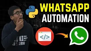 WhatsApp Automation using Python in 3 lines. WhatsApp Bot Automation - Web Automation