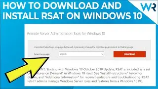 How to Download and Install RSAT for Windows 10[EASY]