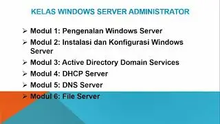 Kelas Training Windows Server Administrator