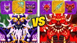 *MAX* MAGE VS WARRIOR CRAFTABLE + PURPLE AKUMA SETS