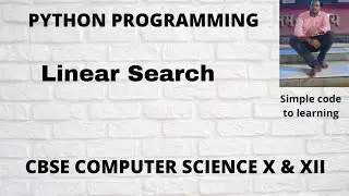 Linear Search using Python || Linear Search in python || Linear Search program in python (Hindi)