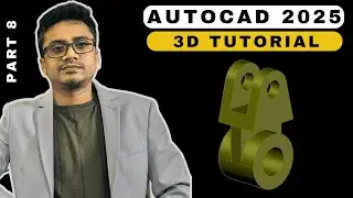 AutoCAD 3D Tutorial for Beginners || AutoCAD 3D modeling mechanical